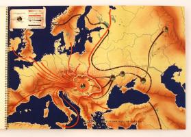 A Kárpát-medence. Kiadja a Magyar Külügyi Társaság.  (Bp. é.n. Posner ny.) 15 lev.+42 térkép (színes...
