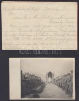 cca 1915 Harctéri  fotó hagyaték  Brandmayer (Bántay) Alfréd vezérkari kapitány anyagából, nagyrészt valószínűleg az ő képei. Kb 30 fotó, közte mozgalmas tábori misék, temetők érdekes életképek, valamint kórházból írt levél.