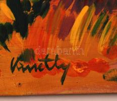 Kmetty jelzéssel: Nyári mező. Olaj, farost, 50×38 cm