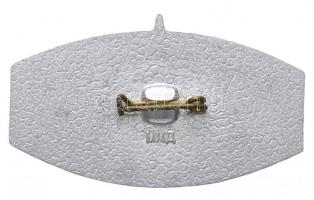 ~1970-1980. "Tudományos-Műszaki Együttműködés - 25 év" zománcozott fém jelvény (43x25,5mm)...