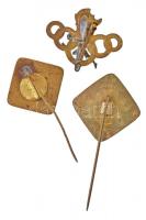 3db-os olimpiai jelvény tétel, benne "1964 Tokyo", "Montreal 1976" T:2