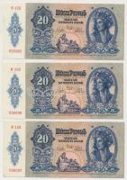 1941. 20P (6x) sorszámkövetők (2x3) T:I,I-