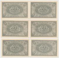 1920. 20f (6x) 11-es sorozat T:I,I-
