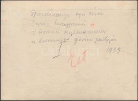 1933 Hóman Bálint kultuszminiszter, Serédi Jusztinián bíboros és Szmrecsányi Lajos egri érsek Horthy...