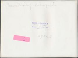 cca 1941Marosvásárhely, Kultúrpalota,  Czvek Gyula MFI fotó verzón feliratozva és pecséttel jelzett,...