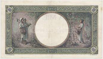 Románia 1939. 1000L T:III kis szakadás
Romania 1939. 1000 Lei C:F small tear