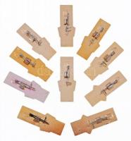 Szovjetunió 1980. "XXII. nyári olimpiai játékok Moszkva" 10xklf jelvény T:2
Soviet Union ...