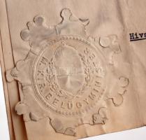 1940 Keresztes -Fischer Ferenc (1881-1948) pénzügyminiszter által saját kezűleg aláírt kinevezési ok...