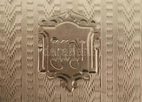 cca 1900 Elgin Natl Watch Co USA 17 köves 14K fehérarany zsebóra másodperc mutatóval, nyolcszögletű ...