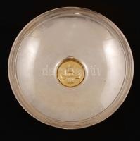 Ezüst kínáló, Ag., bruttó:180gr., jelzés nélkül, 18x4cm /Silver bowl, Ag:, gross.:180gr., without hallmark, 18x4cm