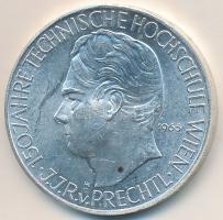 Ausztria 1965. 25Sch Ag "Műszaki Főiskola - Bécs" tanúsítvánnyal T:2 kissé karcos
Austria...