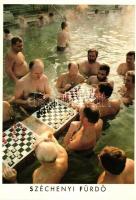 6 db MODERN sakk motívumlap, grafikai lapok is / 6 modern Chess motive cards series, graphic postcar...