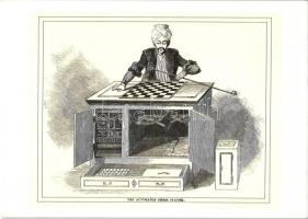 6 db MODERN  használatlan reprint sakk motívumlapa középkorból  / 6 modern unused reprint Chess moti...