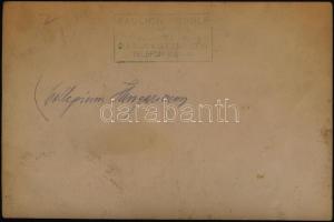 cca 1940 Collegium Hungarikum, Kaulich Rudolf fotó, pecséttel jelzett, 12x18cm