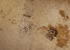 1912 Argentor váza, alpakka, jelzett, m:16cm