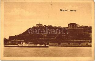 Belgrade, Festung / fortress, steamship, Kommando der k.u.k. Heeresbahn-Süd So. Stpl. (EB)