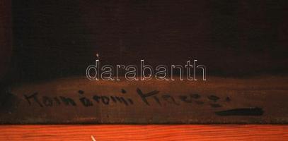 Komáromi Kacz Endre (1880-1969): Enteriőr. Olaj, vászon, jelzett, keretben, 67×51 cm