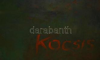 Kocsis Valéria (1958-): Csendélet. Olaj, farost, jelzett, keretben, 70×40 cm