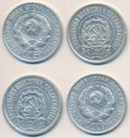 Szocialista Szövetségi Szovjet Köztársaság 1922-1923. 20k Ag (2x) + Szovjetunió 1928-1929. 20k Ag (2...