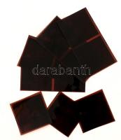 cca 1980 Oldalkocsis motorok versenye terepen, 11 db szabadon felhasználható, jogdíjmentes negatív, ...