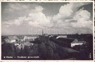 Deta=Detta (Temes megye) Kolozsvári postatiszta képeslapon (1937)