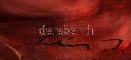 Fried jelzéssel: Balerina. Olaj, vászon, 80×60 cm