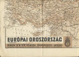 1942 Európa + Európai Oroszország nagyalakú térképek