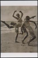cca 1937 Ráth (Roth) László (1907-1979) hagyatékában őrzött - vélhetően repró - negatív modern nagyítása a modern táncok című gyűjtéséből, 15x10 cm