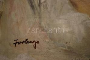 Olvashatatlan jelzéssel: Női portré. Olaj, vászon, 40×30 cm