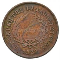 Görögország 1828. 10l Cu "Kapodistrias János" T:3 ph.
Greece 1828. 10 Lepta Cu "John...