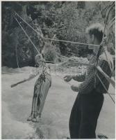 cca 1960 Kalandtúra a Kaukázusban, vintage fotó, 21x17,5 cm