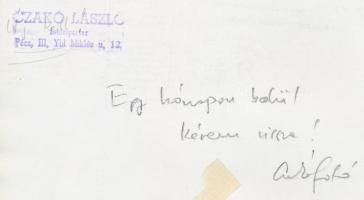 cca 1961 Gagarin és felesége, Czakó László fotóriporter  vintage fotója, pecséttel jelzett, aláírt, ...