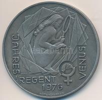 Ausztria 1976. "Vénusz éve" ezüstözött fém emlékérem. Szign.: Köttenstorfer (40mm) T:1-,2 Austria 1967. "Jahres-Regent Venus" silver-plated metal medallion. Sign.: Köttenstorfer (40mm) C:AU,XF