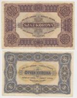 1920. 50K + 1920. 100K "Orell Füssli Zürich" T:III