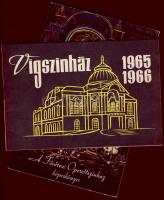 1960-as évek Vígszínház és Operettszínház reklám-kiadványok