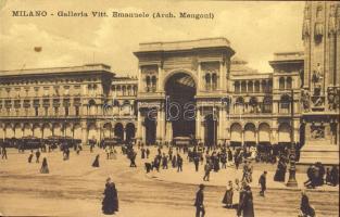 Milano, Viktor Emmanuel galéria 30-as évekből