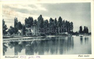 Balatonszárszó, strand, part - 2 db régi képeslap / 2 old postcards