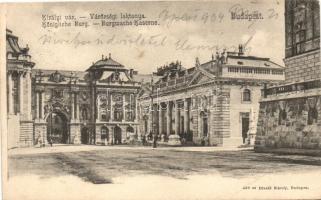 Budapest, Várőrségi laktanya, Vajdahunyad vára - 2 db régi képeslap / 2 old postcards