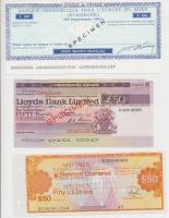 8db-os vegyes magyar és külföldi utazási csekk, díjnyugta, nemzetközi válaszdíjszelvény tétel, közte...