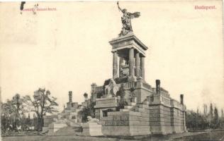 Budapest, Ferencz József híd, Kossuth mauzóleum - 2 db régi képeslap