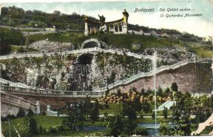 Budapest, Erzsébet körút, Halászbástya, Szent Gellért szobor - 3 db régi képeslap