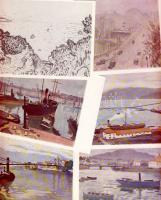 15db Postatiszta festmény képeslap párizsi múzeumokkal