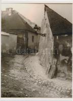 cca 1930 Tabáni képek, 2 db másolat Kerny István (1879-1963) fotóművész két eredeti vintage fotójáról, 18x13 cm