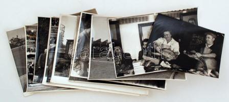 Életképek, riportfotók az 1950-es, 1960-as évekből, 13 db vintage fotó Tiszavölgyi József (1909-?) hagyatékából, többsége pecséttel jelzett, 10x14 cm és 13x18 cm között