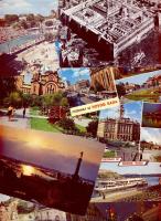 45db jugoszláv városképes képeslap, postatisztákkal