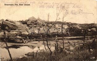 Brest-Litovsk, Gesprengtes Fort / blown up fortress, WWI (EK)