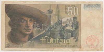 NSZK / Szövetséges megszállás 1948. 50M T:III,III-
FRG / Allied occupation 1948. 50 Mark C:F,VG