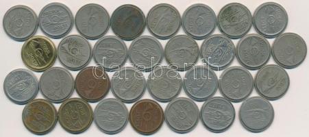 DN "Magyar Posta / Telefon Érme" (31x) telefonérmék. Szign.: Boldogfai Farkas Sándor T:2,2...