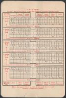 cca 1930 Voigtländer fénymérő karton, kis javítással