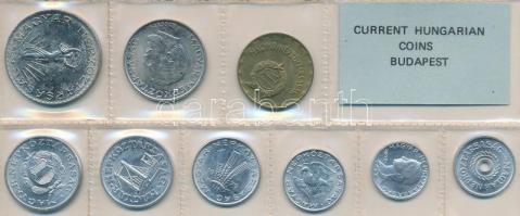 1979. 2f-10Ft 9db klf, érmés forgalmi sor fóliatokban T:1